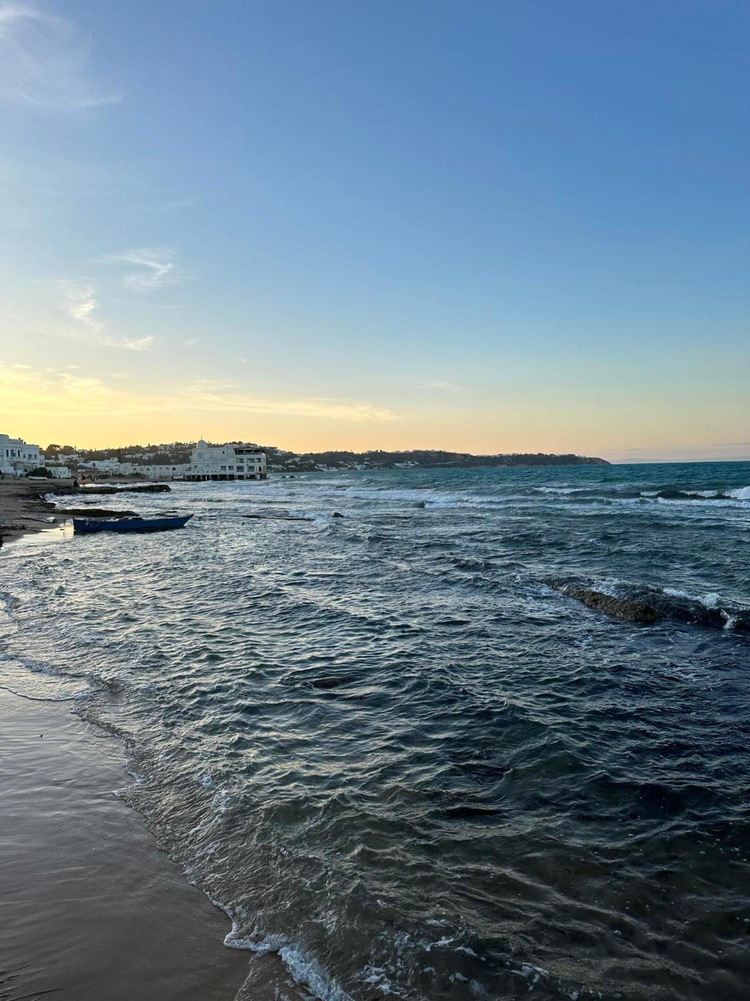 Luxeux Et Ideal A Marsa Plage Vue Sur Mer Apartamento La Marsa Exterior foto