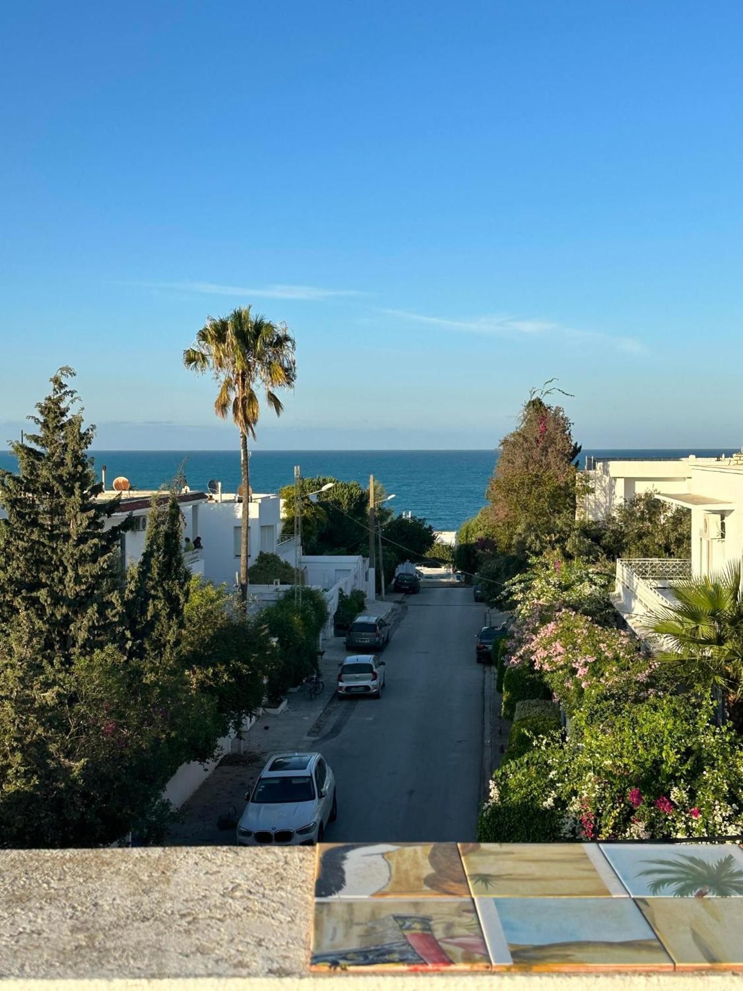 Luxeux Et Ideal A Marsa Plage Vue Sur Mer Apartamento La Marsa Exterior foto